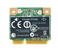 Ralink RT5390 802.11b/g/n Half Mini PCIe WLAN WiFi Card 2.4GHz 150Mbps 2 Antenna picture