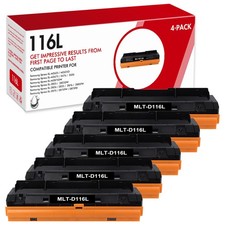 5 Pack MLT-D116L Toner for Samsung 116L Xpress SL-M2625D M2825DW M2875FD M2875FW picture