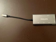 Philips Elite 7-In-1 Multiport Hub With Power Pass-Through, Silver picture