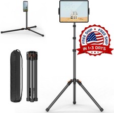 Soporte Ajustable Para iPad, Trípode De 72 Pulgadas, Rotación 360°, Negro NUEVO. picture