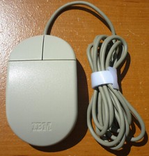Vintage IBM 13H6690 2-Button Mechanical Ball Mouse PS/2 Wired - EXC COND picture