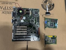 Vintg Intel AN430TX ATX Socket 7 Motherboard + Pentium MMX 233 + 128mb RD picture