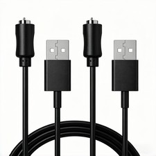 OVECIOPO 2PCS Rose Charger Magnetic Charging Cables USB 2.7 feet, Black picture