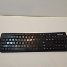 Microsoft Slim Black Keyboard, English QWERTY w/ Numeric Keypad, Function Keys picture