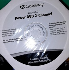 Gateway 2006 Power DVD 2-Channel Version 6.0 software picture