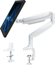 Aluminum Monitor Mount Stand Vertical Adjustable Pneumatic Arm for 32 Inch picture
