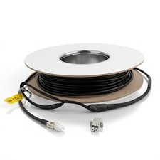 OM3 Multimode 2 Core LC to LC Armored  Fiber Optic Patch Cable TPU 30M-150M picture