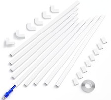 142 Inch Cord Hider Cable Cover Wall Paintable Wire Cover Raceway Cord Concealer picture