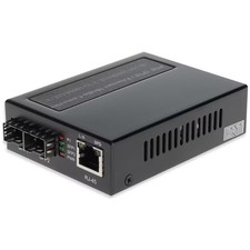 Addon-New-ADD-GMC-1RJ2SFP-POE- _ ADDON 1GBS 1 RJ-45 TO 2 SFP PORT POWE picture