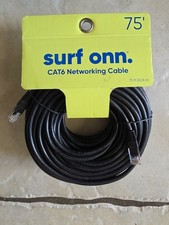 Surf Onn CAT6 Networking Cable 75ft -  (75 Feet) Brand New B68 picture