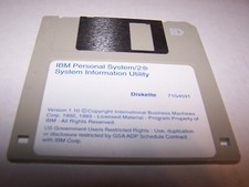 IBM Personal SystemSystem Information Utility Diskette picture