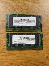 Set of 2 Infineon PC2100S-2033-0-A1 RAM Chips picture