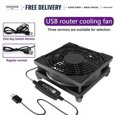 120mm USB Router Cooling Fan 5V Silent PC Case Fan for TV Box Modem picture