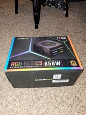 GameMax 850W 80 Plus Gold Modular ATX RGB Power Supply PSU RGB-850SE picture