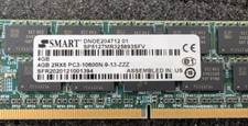 New, Smart Modular, SP5127MR325893SFV, MODULE MINI SDRAM DDR3 512MX72 4GB picture