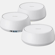 TP-LINK Deco 7 Wi-Fi 7 Dual-Band Mesh Router 3-Pack White, 5000Mbps picture