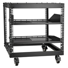 VEVOR 9U 4 Post Open Frame Server Rack Network Enclosure 23''-40'' Adjustable picture