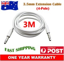 2X New M/M 3.5mm Audio Cable Line-In / Aux Male to Male cord lead wire 3M Long picture