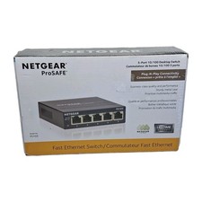 NEW NETGEAR ProSafe FS105 5-Port 10/100 Desktop Ethernet Switch Fast Switch Hub picture