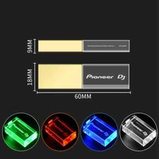 PIONEER DJ LED USB 2.0 PEN DRIVE USB STICK VARIOUS COLORS EXTERNAL SOLID 64/128 picture