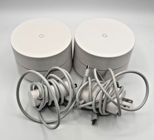 Google Wifi 1200 Mbps 2 Port 1000 Mbps Wireless Router - Snow, Pack of 2... picture