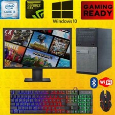 Dell i5 Gaming Desktop PC Computer SSD Nvidia GT1030 Win 10 16GB bundle 1TB picture
