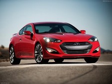 Cars hyundai genesis coupe Desk Mat Stitched picture