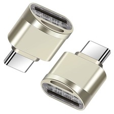 USB Micro SD Card Reader (Pack of 2 Pcs), BorlterClamp OTG TF Memory Card Rea... picture