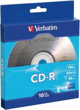 Reliable CD-R Blank Discs 10-Pack 700MB 80-Minute - Perfect for Audio & Files picture