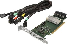 Fujitsu RAID Controller NVME SSD D3262-A12 PCIe x16 4Port 12G +4x SAS Cable FP picture