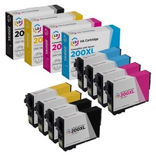 8pk Replacement Cartridges for Epson 200 Ink T200XL 200XL WF-2530 WF-2540 Black picture