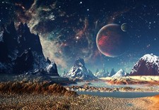 Landscape  art Custom Gaming Mat Desk picture