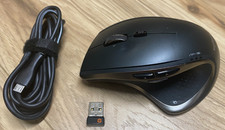 Logitech Performance MX Wireless Mouse-Tested-New Rechargeable Battery-W Dongle picture