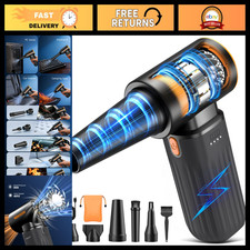 High-Speed Compressed Air Duster, 3-Speed Adjustable, Brushless Motor Cleaner picture
