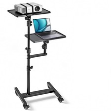 CAHAYA Adjustable Projector Stand Tripod with Wheels picture