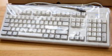 New Open Box Vintage 1997 IBM KB-8923 07H0665 Wired Keyboard PS/2 Blue Logo picture