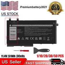 ✅LOT R8D7N 4GVMP Battery For Dell Precision 3540 3550 Latitude 5400 5500 51Wh US picture