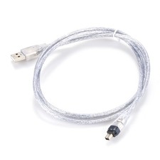 100/200/400 Mbits USB Male to Firewire IEEE 1394 4Pin Data Transfer Male Cable picture