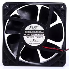 1PCS XQF12038HBL DC24V 0.6A 120*120*38mm 2-wire cooling fan picture