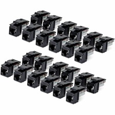 StarTech Cat6 Keystone Jack 24-Pack RJ45 Ethernet Keystone Jacks UTP Cat6 Wall picture