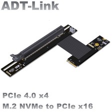 PCIe X16 Extension Patch Cord Graphics Card NVMe SSD Interface PCIe 4.0x4 ADT picture