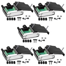 5PCS DB25 Solderless RS232 Serial to 25pin Terminal Female Adapter picture