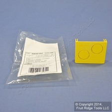 Leviton S2End-20D Yellow Fiber Patch Panel Raceway Duct Conduit 2