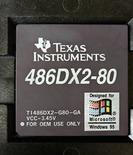 1PCS Texas Instruments 486DX2-80 vintage cpu ceramic package picture