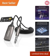 Plug and Play Bluetooth 6.0 Adapter: Effortless Streaming with AUX Compatibility picture