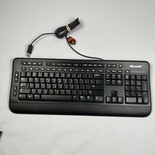 Microsoft Digital Media Keyboard 3000 Model 1343 USB Wired Multimedia - TESTED picture