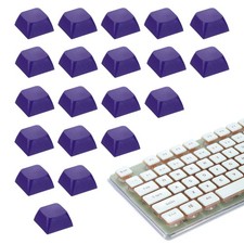 20Pcs XDA Profile Keycap Set PBT Mechanical Numeric Keypads, Bright Purple picture