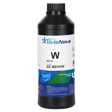 InkTec UV DTF White Ink for Epson Printheads, 1 liter bottle picture