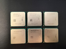 LOT OF 6 AMD CPU CORE PROCESSORS -- See description for info picture