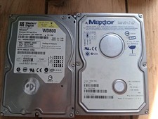 Tested 2 80gb = 160 Maxtor & Western Digital IDE 7200 Rpm Hard Drives Bundle Lot picture